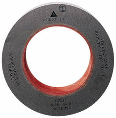 Camel Grinding Wheels - 24" Diam x 12" Hole x 4" Wide Centerless & Cylindrical Grinding Wheel - 80/120 Grit, Aluminum Oxide, Type 1, Medium/Fine Grade, Vitrified Bond, No Recess - Apex Tool & Supply