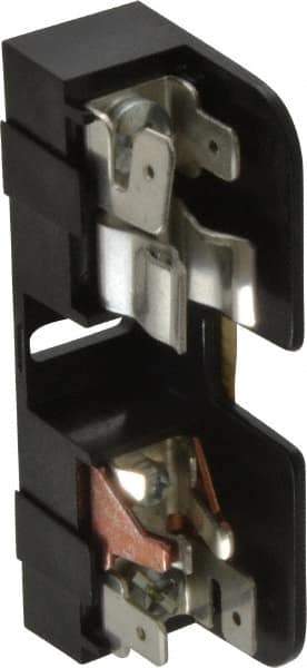Ferraz Shawmut - 10 to 14 AWG, 600 VAC/VDC, 30 Amp, DIN Rail Mount, Screw Mount Fuse Block - 13/32 Inch Diameter x 1-1/2 Inch Fuse Length, 3.04 Inch Long x 3/4 Inch Wide x 1.31 Inch High Block - Apex Tool & Supply