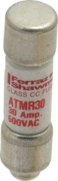 Ferraz Shawmut - 600 VAC/VDC, 30 Amp, Fast-Acting General Purpose Fuse - Clip Mount, 1-1/2" OAL, 100 at DC, 200 at AC kA Rating, 13/32" Diam - Apex Tool & Supply