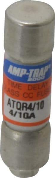 Ferraz Shawmut - 300 VDC, 600 VAC, 0.4 Amp, Time Delay General Purpose Fuse - Clip Mount, 1-1/2" OAL, 100 at DC, 200 at AC kA Rating, 13/32" Diam - Apex Tool & Supply