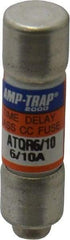 Ferraz Shawmut - 300 VDC, 600 VAC, 0.6 Amp, Time Delay General Purpose Fuse - Clip Mount, 1-1/2" OAL, 100 at DC, 200 at AC kA Rating, 13/32" Diam - Apex Tool & Supply
