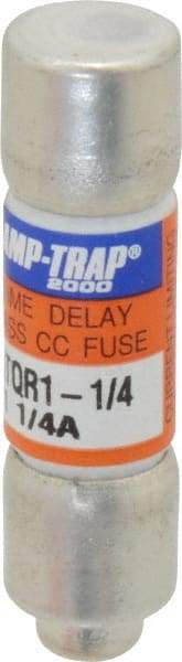 Ferraz Shawmut - 300 VDC, 600 VAC, 1.25 Amp, Time Delay General Purpose Fuse - Clip Mount, 1-1/2" OAL, 100 at DC, 200 at AC kA Rating, 13/32" Diam - Apex Tool & Supply