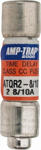 Ferraz Shawmut - 300 VDC, 600 VAC, 2.8 Amp, Time Delay General Purpose Fuse - Clip Mount, 1-1/2" OAL, 100 at DC, 200 at AC kA Rating, 13/32" Diam - Apex Tool & Supply