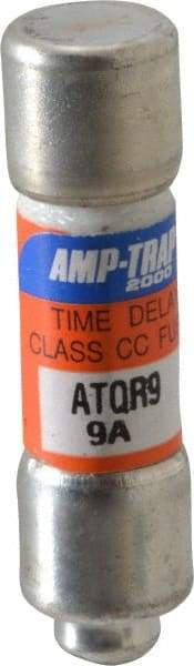Ferraz Shawmut - 300 VDC, 600 VAC, 9 Amp, Time Delay General Purpose Fuse - Clip Mount, 1-1/2" OAL, 100 at DC, 200 at AC kA Rating, 13/32" Diam - Apex Tool & Supply