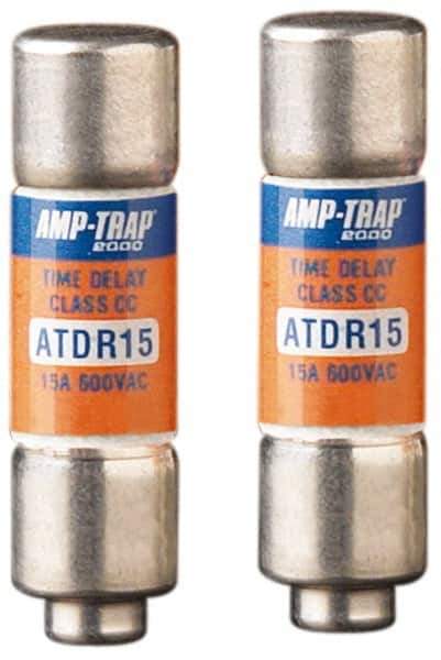 Ferraz Shawmut - 300 VDC, 600 VAC, 2.8 Amp, Time Delay General Purpose Fuse - Clip Mount, 1-1/2" OAL, 100 at DC, 200 at AC kA Rating, 13/32" Diam - Apex Tool & Supply
