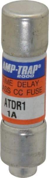 Ferraz Shawmut - 300 VDC, 600 VAC, 1 Amp, Time Delay General Purpose Fuse - Clip Mount, 1-1/2" OAL, 100 at DC, 200 at AC kA Rating, 13/32" Diam - Apex Tool & Supply