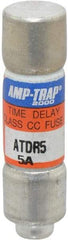 Ferraz Shawmut - 300 VDC, 600 VAC, 7 Amp, Time Delay General Purpose Fuse - Clip Mount, 1-1/2" OAL, 100 at DC, 200 at AC kA Rating, 13/32" Diam - Apex Tool & Supply