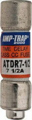 Ferraz Shawmut - 300 VDC, 600 VAC, 7.5 Amp, Time Delay General Purpose Fuse - Clip Mount, 1-1/2" OAL, 100 at DC, 200 at AC kA Rating, 13/32" Diam - Apex Tool & Supply