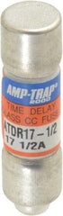 Ferraz Shawmut - 300 VDC, 600 VAC, 17.5 Amp, Time Delay General Purpose Fuse - Clip Mount, 1-1/2" OAL, 100 at DC, 200 at AC kA Rating, 13/32" Diam - Apex Tool & Supply