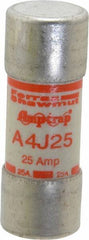 Ferraz Shawmut - 300 VDC, 600 VAC, 25 Amp, Fast-Acting General Purpose Fuse - Clip Mount, 2-1/4" OAL, 100 at DC, 200 at AC kA Rating, 13/16" Diam - Apex Tool & Supply