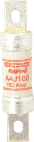 Ferraz Shawmut - 300 VDC, 600 VAC, 100 Amp, Fast-Acting General Purpose Fuse - Clip Mount, 4-5/8" OAL, 100 at DC, 200 at AC kA Rating, 1-1/8" Diam - Apex Tool & Supply
