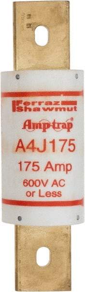 Ferraz Shawmut - 300 VDC, 600 VAC, 175 Amp, Fast-Acting General Purpose Fuse - Clip Mount, 5-3/4" OAL, 100 at DC, 200 at AC kA Rating, 1-5/8" Diam - Apex Tool & Supply