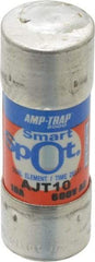 Ferraz Shawmut - 500 VDC, 600 VAC, 10 Amp, Time Delay General Purpose Fuse - Clip Mount, 2-1/4" OAL, 100 at DC, 200 at AC, 300 (Self-Certified) kA Rating, 13/16" Diam - Apex Tool & Supply