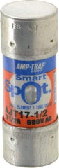 Ferraz Shawmut - 500 VDC, 600 VAC, 17.5 Amp, Time Delay General Purpose Fuse - Clip Mount, 2-1/4" OAL, 100 at DC, 200 at AC, 300 (Self-Certified) kA Rating, 13/16" Diam - Apex Tool & Supply