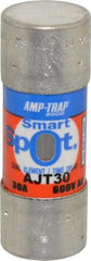 Ferraz Shawmut - 500 VDC, 600 VAC, 30 Amp, Time Delay General Purpose Fuse - Clip Mount, 2-1/4" OAL, 100 at DC, 200 at AC, 300 (Self-Certified) kA Rating, 13/16" Diam - Apex Tool & Supply