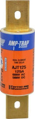 Ferraz Shawmut - 500 VDC, 600 VAC, 125 Amp, Time Delay General Purpose Fuse - Clip Mount, 5-3/4" OAL, 100 at DC, 200 at AC, 300 (Self-Certified) kA Rating, 1-5/8" Diam - Apex Tool & Supply