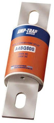 Ferraz Shawmut - 500 VDC, 600 VAC, 800 Amp, Time Delay General Purpose Fuse - Bolt-on Mount, 10-3/4" OAL, 100 at DC, 200 at AC, 300 (Self-Certified) kA Rating, 2-1/2" Diam - Apex Tool & Supply