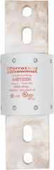 Ferraz Shawmut - 300 VDC, 600 VAC, 2000 Amp, Time Delay General Purpose Fuse - Bolt-on Mount, 10-3/4" OAL, 100 at DC, 200 at AC kA Rating, 3-1/2" Diam - Apex Tool & Supply