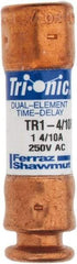 Ferraz Shawmut - 250 VAC/VDC, 1.4 Amp, Time Delay General Purpose Fuse - Clip Mount, 50.8mm OAL, 20 at DC, 200 at AC kA Rating, 9/16" Diam - Apex Tool & Supply