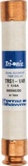 Ferraz Shawmut - 600 VAC/VDC, 1.25 Amp, Time Delay General Purpose Fuse - Clip Mount, 127mm OAL, 20 at DC, 200 at AC kA Rating, 13/16" Diam - Apex Tool & Supply