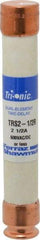 Ferraz Shawmut - 600 VAC/VDC, 2.5 Amp, Time Delay General Purpose Fuse - Clip Mount, 127mm OAL, 20 at DC, 200 at AC kA Rating, 13/16" Diam - Apex Tool & Supply