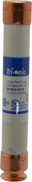 Ferraz Shawmut - 600 VAC/VDC, 4 Amp, Time Delay General Purpose Fuse - Clip Mount, 127mm OAL, 20 at DC, 200 at AC kA Rating, 13/16" Diam - Apex Tool & Supply