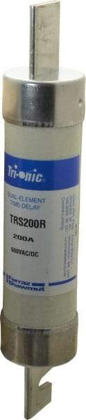 Ferraz Shawmut - 600 VAC/VDC, 200 Amp, Time Delay General Purpose Fuse - Clip Mount, 9-5/8" OAL, 100 at DC, 200 at AC kA Rating, 1-13/16" Diam - Apex Tool & Supply