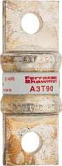 Ferraz Shawmut - 160 VDC, 300 VAC, 90 Amp, Fast-Acting General Purpose Fuse - Bolt-on Mount, 2-5/32" OAL, 200 at AC, 50 at DC kA Rating, 13/16" Diam - Apex Tool & Supply