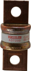 Ferraz Shawmut - 160 VDC, 300 VAC, 200 Amp, Fast-Acting General Purpose Fuse - Bolt-on Mount, 2-7/16" OAL, 200 at AC, 50 at DC kA Rating, 1-1/16" Diam - Apex Tool & Supply