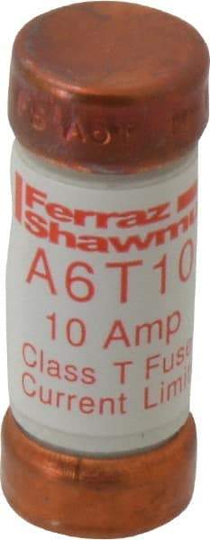 Ferraz Shawmut - 300 VDC, 600 VAC, 10 Amp, Fast-Acting General Purpose Fuse - Clip Mount, 1-1/2" OAL, 100 at DC, 200 at AC kA Rating, 9/16" Diam - Apex Tool & Supply