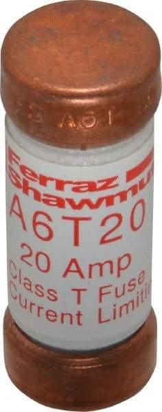 Ferraz Shawmut - 300 VDC, 600 VAC, 20 Amp, Fast-Acting General Purpose Fuse - Clip Mount, 1-1/2" OAL, 100 at DC, 200 at AC kA Rating, 9/16" Diam - Apex Tool & Supply