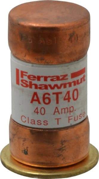 Ferraz Shawmut - 300 VDC, 600 VAC, 40 Amp, Fast-Acting General Purpose Fuse - Clip Mount, 1-9/16" OAL, 100 at DC, 200 at AC kA Rating, 13/16" Diam - Apex Tool & Supply