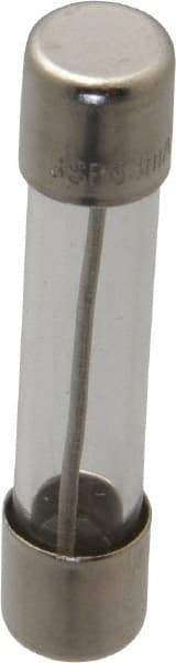 Ferraz Shawmut - 250 VAC, 0.06 Amp, Time Delay Miniature Glass Fuse - Clip Mount, 1-1/4" OAL, 1/4" Diam - Apex Tool & Supply