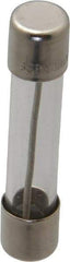 Ferraz Shawmut - 250 VAC, 0.06 Amp, Time Delay Miniature Glass Fuse - Clip Mount, 1-1/4" OAL, 1/4" Diam - Apex Tool & Supply