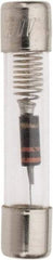 Ferraz Shawmut - 250 VAC, 0.1 Amp, Time Delay Miniature Glass Fuse - Clip Mount, 1-1/4" OAL, 1/4" Diam - Apex Tool & Supply