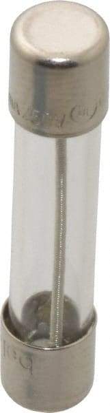 Ferraz Shawmut - 250 VAC, 0.5 Amp, Time Delay Miniature Glass Fuse - Clip Mount, 1-1/4" OAL, 1/4" Diam - Apex Tool & Supply