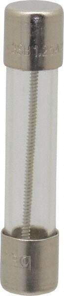 Ferraz Shawmut - 250 VAC, 1.25 Amp, Time Delay Miniature Glass Fuse - Clip Mount, 1-1/4" OAL, 1/4" Diam - Apex Tool & Supply