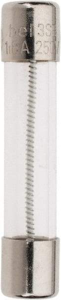 Ferraz Shawmut - 250 VAC, 1.8 Amp, Time Delay Miniature Glass Fuse - Clip Mount, 1-1/4" OAL, 1/4" Diam - Apex Tool & Supply