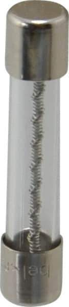Ferraz Shawmut - 125 VAC, 12 Amp, Time Delay Miniature Glass Fuse - Clip Mount, 1-1/4" OAL, 10 at AC kA Rating, 1/4" Diam - Apex Tool & Supply