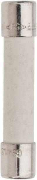 Ferraz Shawmut - 250 VAC, 0.5 Amp, Time Delay Miniature Ceramic Fuse - Clip Mount, 1-1/4" OAL, 1/4" Diam - Apex Tool & Supply