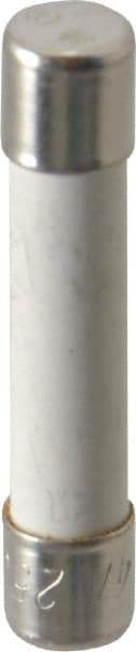 Ferraz Shawmut - 250 VAC, 4 Amp, Time Delay Miniature Ceramic Fuse - Clip Mount, 1-1/4" OAL, 1/4" Diam - Apex Tool & Supply