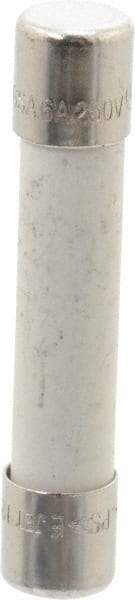 Ferraz Shawmut - 250 VAC, 6 Amp, Time Delay Miniature Ceramic Fuse - Clip Mount, 1-1/4" OAL, 1/4" Diam - Apex Tool & Supply