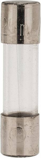 Ferraz Shawmut - 250 VAC, 0.13 Amp, Fast-Acting Miniature Glass Fuse - Clip Mount, 20mm OAL, 5mm Diam - Apex Tool & Supply