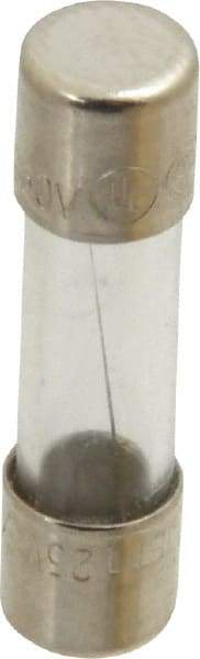Ferraz Shawmut - 250 VAC, 2.5 Amp, Fast-Acting Miniature Glass Fuse - Clip Mount, 20mm OAL, 5mm Diam - Apex Tool & Supply