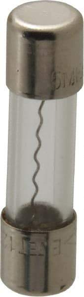 Ferraz Shawmut - 125 VAC, 6 Amp, Fast-Acting Miniature Glass Fuse - Clip Mount, 20mm OAL, 10 at AC kA Rating, 5mm Diam - Apex Tool & Supply
