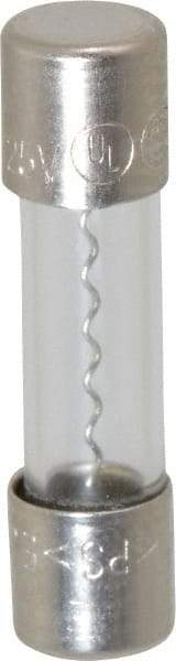 Ferraz Shawmut - 125 VAC, 8 Amp, Fast-Acting Miniature Glass Fuse - Clip Mount, 20mm OAL, 10 at AC kA Rating, 5mm Diam - Apex Tool & Supply