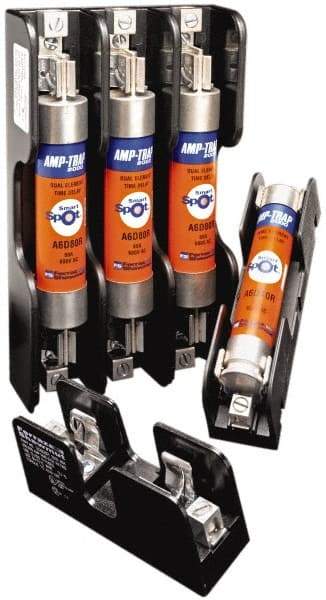 Ferraz Shawmut - 2 Pole, 250 VAC/VDC, 30 Amp, Screw Mount Fuse Block - 3 Inch Long x 2.03 Inch Wide x 1.38 Inch High Block - Apex Tool & Supply