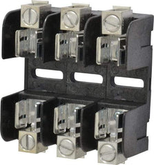 Ferraz Shawmut - 3 Pole, 250 VAC/VDC, 30 Amp, Screw Mount Fuse Block - 3 Inch Long x 3 Inch Wide x 1.38 Inch High Block - Apex Tool & Supply
