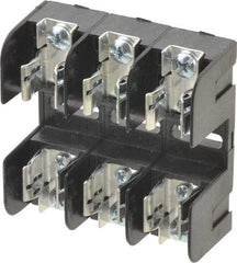 Ferraz Shawmut - 3 Pole, 250 VAC/VDC, 30 Amp, Screw Mount Fuse Block - 3 Inch Long x 3 Inch Wide x 1.38 Inch High Block - Apex Tool & Supply