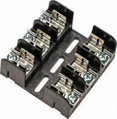 Ferraz Shawmut - 3 Pole, 250 VAC/VDC, 30 Amp, Screw Mount Fuse Block - 3 Inch Long x 3 Inch Wide x 1.38 Inch High Block - Apex Tool & Supply
